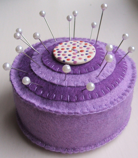 my pincushion and some links